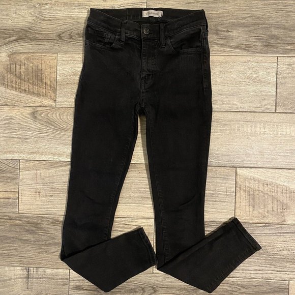Madewell Women’s Size 25 Roadtripper Black Skinny Jeans